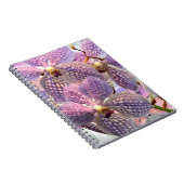 Carnet Orchidées Vanda Violettes Florales (Côté Droit)