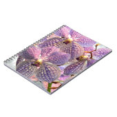 Carnet Orchidées Vanda Violettes Florales (Côté gauche)