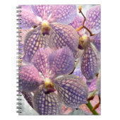Carnet Orchidées Vanda Violettes Florales (Devant)