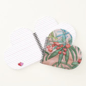 Carnet Ordinateur portable à fleurs spirales (Intérieur)