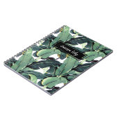 Carnet Ordinateur portable à spirale tropicale Feuille de (Côté gauche)