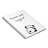 Carnet Ordinateur portable anti-Panda Bear (Côté Droit)