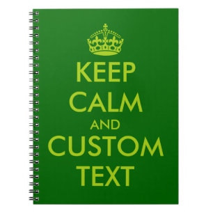 Carnet Ordinateur portable Apple green Keep Calm   Texte 
