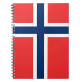 Carnet Ordinateur portable avec Drapeau de Norvège (Devant)