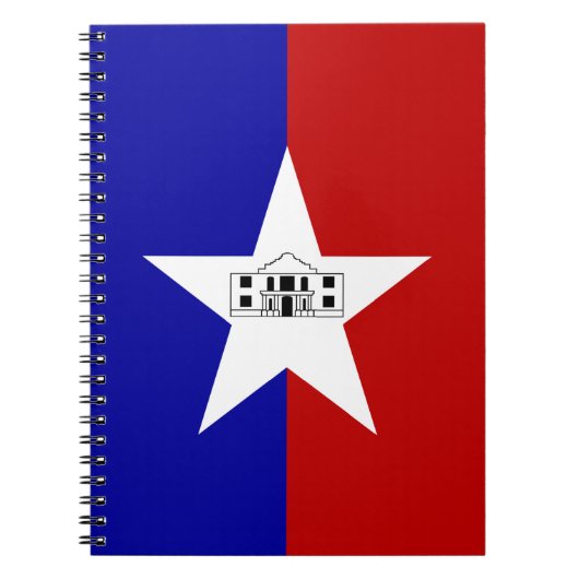 Carnet Ordinateur portable avec Drapeau de San Antonio Ci (Devant)