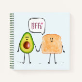 Carnet Ordinateur portable Avocado Toast (Devant)