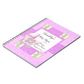 Carnet Ordinateur portable Baby shower princesse rose Spi (Côté gauche)