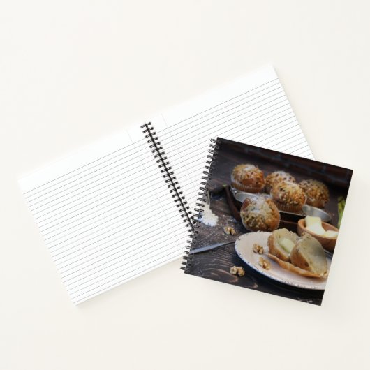 Carnet Ordinateur portable Banana Muffin (Intérieur)
