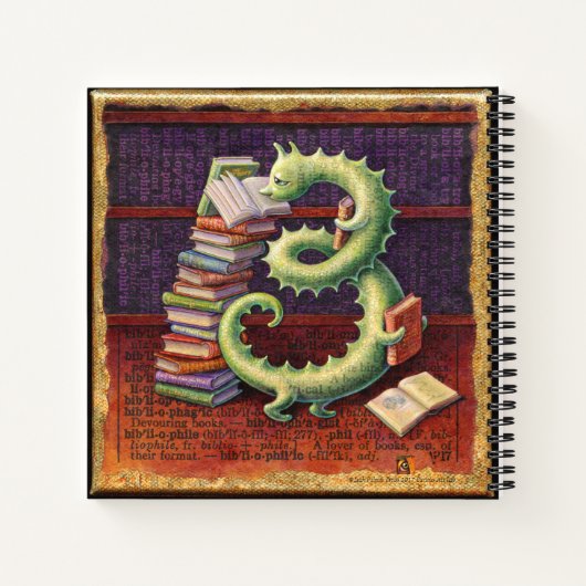 Carnet Ordinateur portable Bibliophile (Dos)