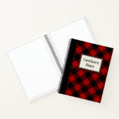 Carnet Ordinateur portable Buffalo Plaid Diary personnali (Intérieur)