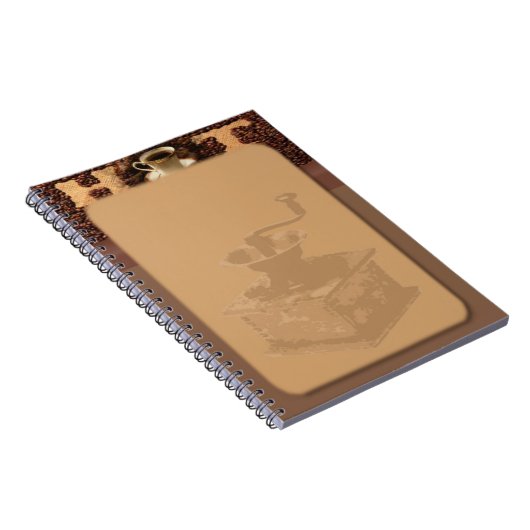 Carnet Ordinateur portable café grillé (Côté Droit)