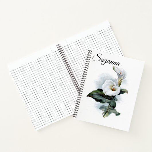 Carnet Ordinateur portable Calla Lily (Intérieur)