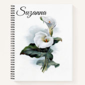 Carnet Ordinateur portable Calla Lily (Devant)