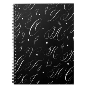 Carnet Ordinateur portable Calligraphy Alphabet