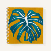 Carnet Ordinateur portable Carré Plante tropical (Devant)