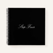 Carnet Ordinateur portable Carré "Step Four" (Devant)
