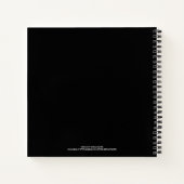 Carnet Ordinateur portable Carré "Step Four" (Dos)