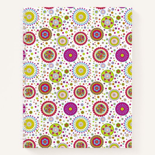 Carnet Ordinateur portable Cercles (Devant)