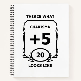 Carnet Ordinateur portable Charisma Dungeons and Dragons