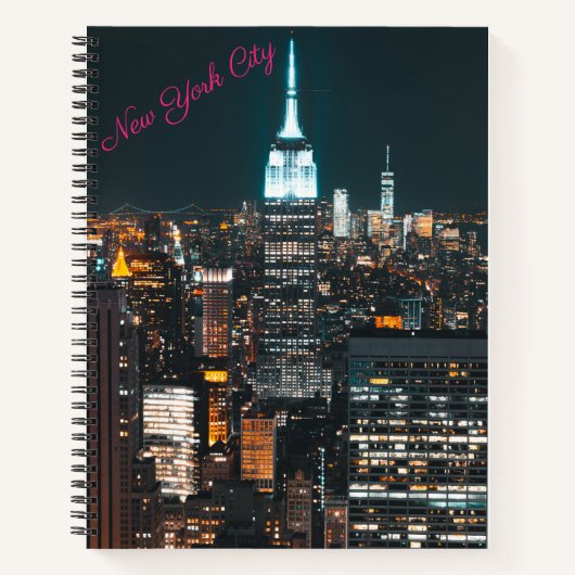 Carnet Ordinateur portable CityScape Spiral de New York (Devant)