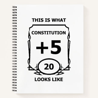 Carnet Ordinateur portable Constitution Dungeons and Drag