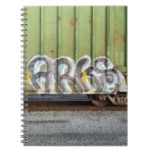 Carnet Ordinateur portable cool Train Graffiti (Devant)