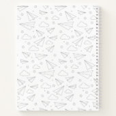 Carnet Ordinateur portable d'avion papier (Dos)