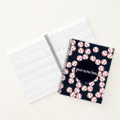 Carnet Ordinateur portable de baseball personnalisé (Intérieur)