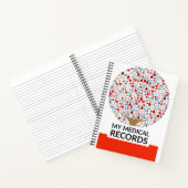 Carnet Ordinateur portable de garde d'enregistrements Méd (Intérieur)