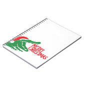 Carnet Ordinateur portable de noël Alligator (Côté gauche)