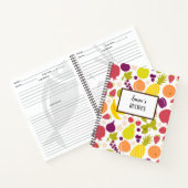 Carnet Ordinateur portable de recette personnalisé (Intérieur)