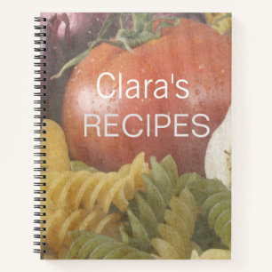 Carnet Ordinateur portable de recette personnalisé
