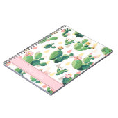 Carnet Ordinateur portable d'impression Cactus personnali (Côté gauche)