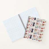 Carnet Ordinateur portable d'impression de machine à coud (Intérieur)