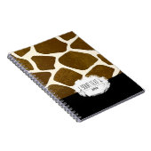 Carnet Ordinateur portable d'impression Giraffe personnal (Côté Droit)