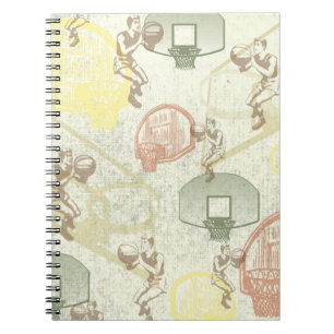 Carnet Ordinateur portable du joueur de basket-ball