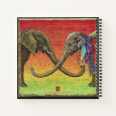 Carnet Ordinateur portable Elephant Love : Xénophile (Dos)