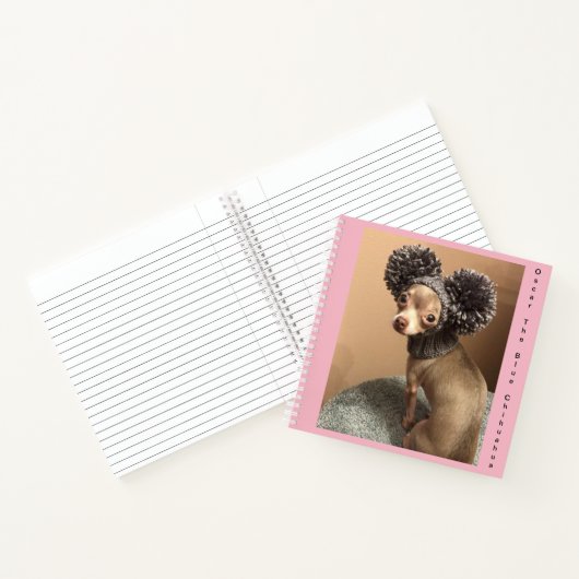 Carnet Ordinateur portable en spirale Chihuahua (Intérieur)