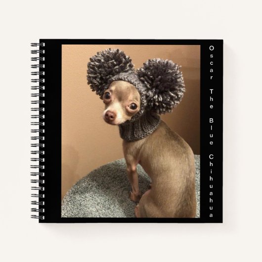 Carnet Ordinateur portable en spirale Chihuahua (Devant)