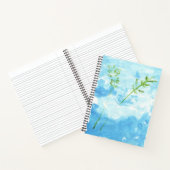 Carnet Ordinateur portable en spirale de paix (Intérieur)