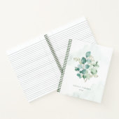 Carnet Ordinateur portable Eucalyptus couleur simple (Intérieur)