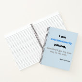 Carnet Ordinateur portable exceptionnellement patient (Intérieur)