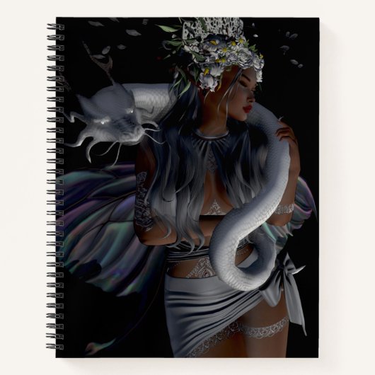Carnet Ordinateur portable Fairy and Dragon / Sketchpad (Devant)