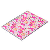 Carnet Ordinateur portable Floral (Côté gauche)