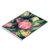 Carnet Ordinateur portable floral (Côté gauche)