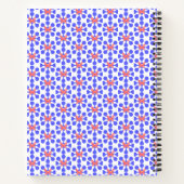 Carnet Ordinateur portable floral à spirale (Dos)