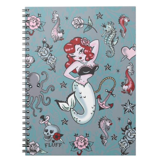 Carnet Ordinateur portable Fluff Molly Mermaid (Devant)