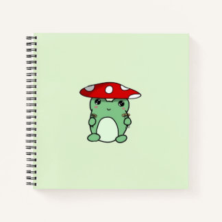 Carnet Ordinateur portable Froggy pour champignons