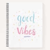 Carnet Ordinateur portable "Good Vibes" (Devant)