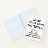 Carnet Ordinateur portable GRAPH personnalisé (Intérieur)